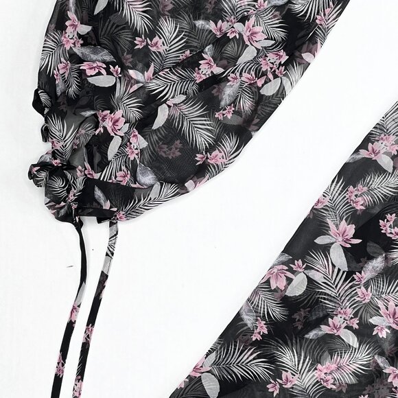 Victoria's Secret West Side Floral Chiffon Kimono Duster Robe Size XS/S - NWT - Picture 6 of 9